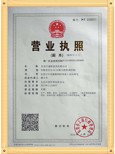 完美(中国)-营业执照